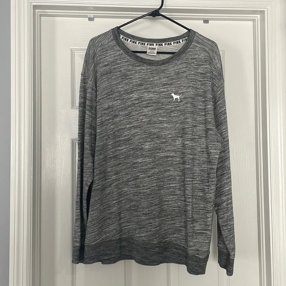 VS Pink Oversized Crewneck Sweatshirt - Picture 1 of 2